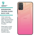 Pastel Pink Gradient Glass Case For Poco M3