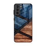 Wooden Tiles Samsung Galaxy S21 Plus Glass Back Cover Online