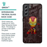 Angry Baby Super Hero Glass Case for Samsung Galaxy S21