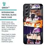 Anime Eyes Glass Case for Samsung Galaxy S21