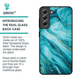 Ocean Marble Glass Case for Samsung Galaxy S21