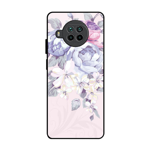 Elegant Floral Mi 10i 5G Glass Back Cover Online