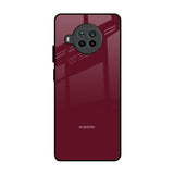 Classic Burgundy Mi 10i 5G Glass Back Cover Online