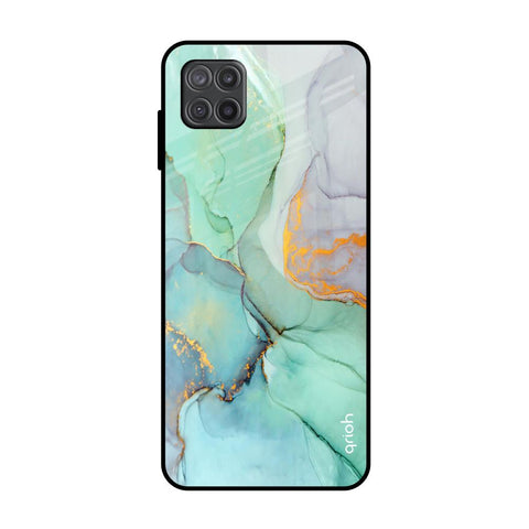 Green Marble Samsung Galaxy M12 Glass Back Cover Online