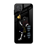 Luffy Line Art Samsung Galaxy M12 Glass Back Cover Online