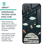 Astronaut Dream Glass Case For Samsung Galaxy M12