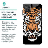 Angry Tiger Glass Case For Samsung Galaxy M12