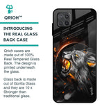 Aggressive Lion Glass Case for Samsung Galaxy M12