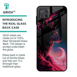 Moon Wolf Glass Case for Samsung Galaxy M12