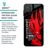 Red Vegeta Glass Case for Samsung Galaxy M12