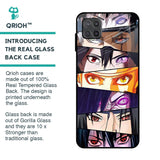 Anime Eyes Glass Case for Samsung Galaxy M12