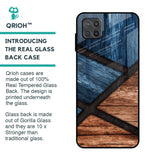 Wooden Tiles Glass Case for Samsung Galaxy M12