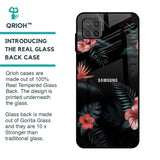 Tropical Art Flower Glass Case for Samsung Galaxy M12