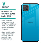 Blue Aqua Glass Case for Samsung Galaxy M12