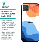 Wavy Color Pattern Glass Case for Samsung Galaxy M12