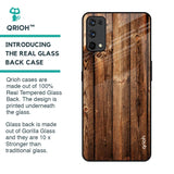 Timber Printed Glass Case for Realme X7 Pro