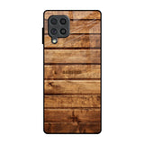 Wooden Planks Samsung Galaxy F62 Glass Back Cover Online