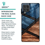 Wooden Tiles Glass Case for Samsung Galaxy F62