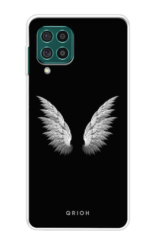 White Angel Wings Samsung Galaxy F62 Back Cover