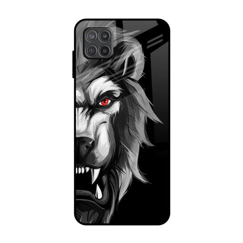 Wild Lion Samsung Galaxy A12 Glass Back Cover Online