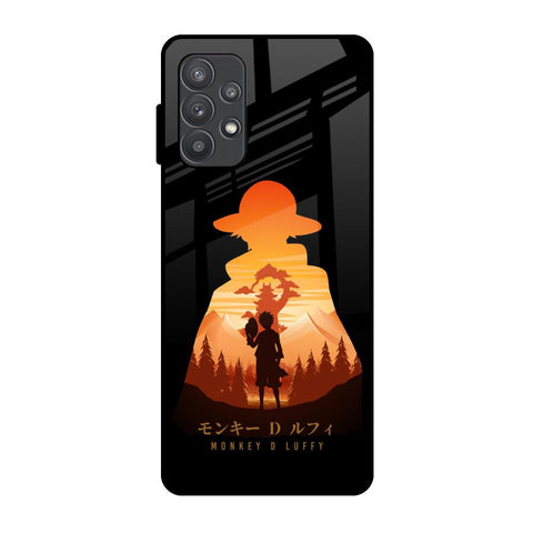 Luffy One Piece Samsung Galaxy A32 Glass Back Cover Online