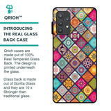 Multicolor Mandala Glass Case for Samsung Galaxy A32