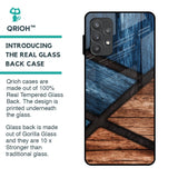 Wooden Tiles Glass Case for Samsung Galaxy A32