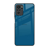 Cobalt Blue Redmi Note 10 Glass Back Cover Online