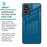Cobalt Blue Glass Case for Redmi Note 10