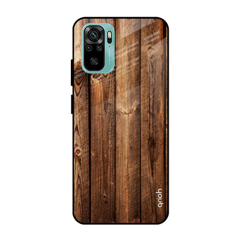 Timber Printed Redmi Note 10 Glass Cases & Covers Online