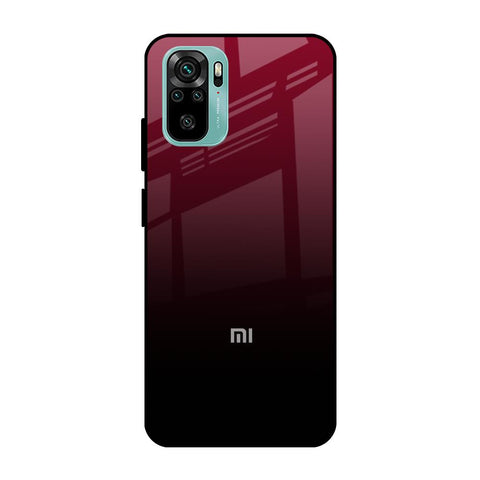 Wine Red Mi Redmi Note 10 Glass Cases & Covers Online