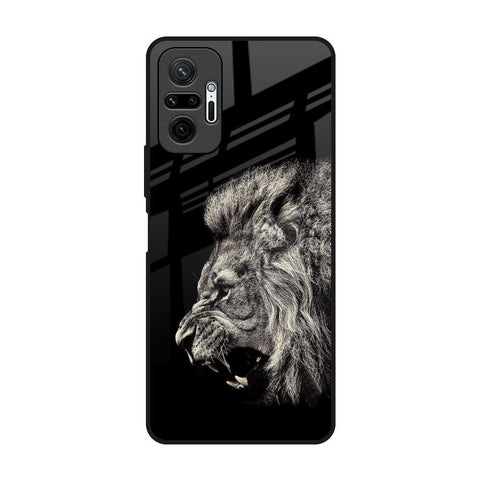 Brave Lion Redmi Note 10 Pro Glass Back Cover Online