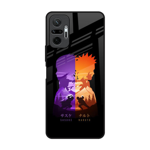 Minimalist Anime Redmi Note 10 Pro Glass Back Cover Online