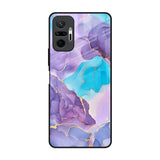 Alcohol ink Marble Redmi Note 10 Pro Glass Back Cover Online