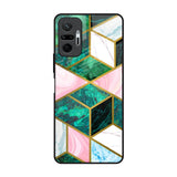 Seamless Green Marble Redmi Note 10 Pro Glass Back Cover Online