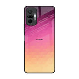 Geometric Pink Diamond Redmi Note 10 Pro Glass Back Cover Online