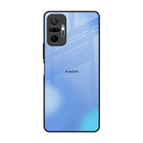 Vibrant Blue Texture Redmi Note 10 Pro Glass Back Cover Online