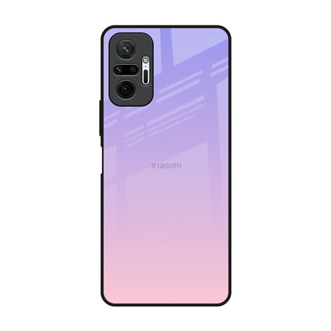 Lavender Gradient Redmi Note 10 Pro Glass Back Cover Online