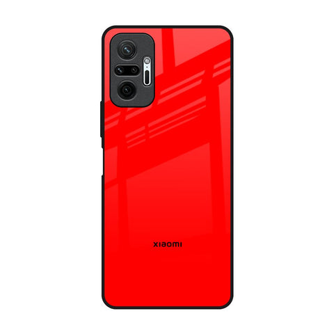 Blood Red Redmi Note 10 Pro Glass Back Cover Online