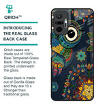 Owl Art Glass Case for Redmi Note 10 Pro