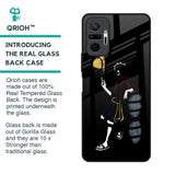 Luffy Line Art Glass Case for Redmi Note 10 Pro