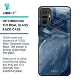 Deep Ocean Marble Glass Case for Redmi Note 10 Pro