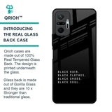 Black Soul Glass Case for Redmi Note 10 Pro