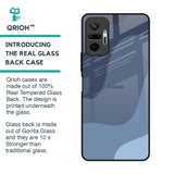 Navy Blue Ombre Glass Case for Redmi Note 10 Pro