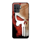 Red Skull Oppo F19 Pro Glass Back Cover Online