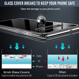 Heart Rain Fall Glass Case For Realme 9 5G