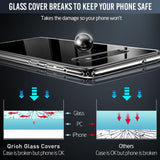 Black & Grey Gradient Glass Case For Samsung Galaxy A22 5G