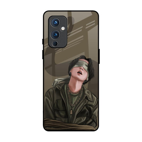 Blind Fold OnePlus 9 Glass Back Cover Online