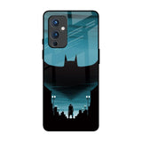 Cyan Bat OnePlus 9 Glass Back Cover Online