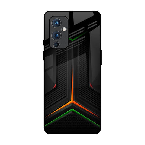 Modern Ultra Chevron OnePlus 9 Glass Back Cover Online